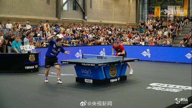 朗西斯卡摸头杀鼓励：兄弟把头抬起来!不朽情缘暖心!樊振东德甲首秀惨败弗(图1)